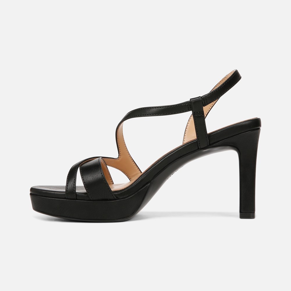 Naturalizer black dress sandals online