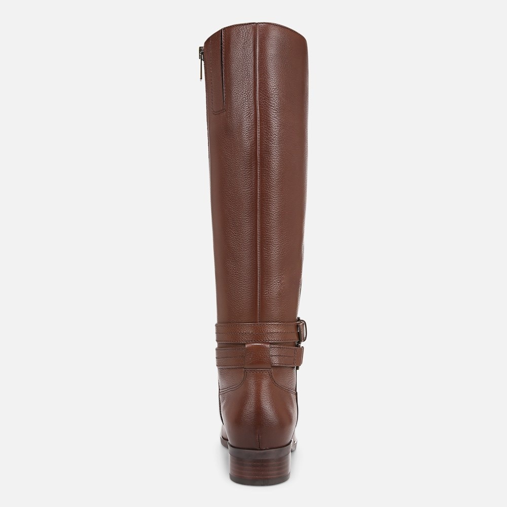 Naturalizer Rory Wide Calf Riding Boot Women s Brown Size 5.5 Boots