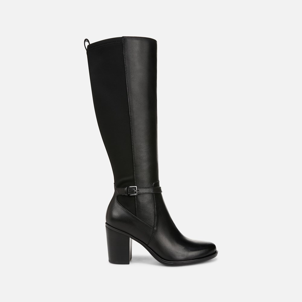 Knee high boots no heel wide calf best sale