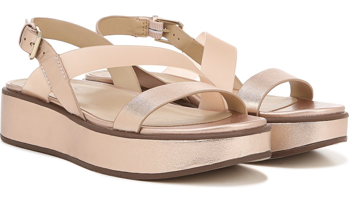 naturalizer rose gold sandals