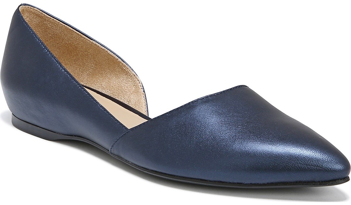 naturalizer tamara flat silver