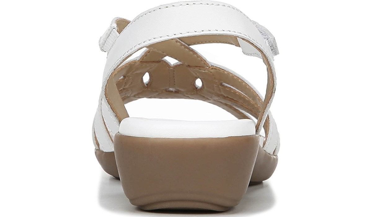 Naturalizer Nalani in White Leather Sandals