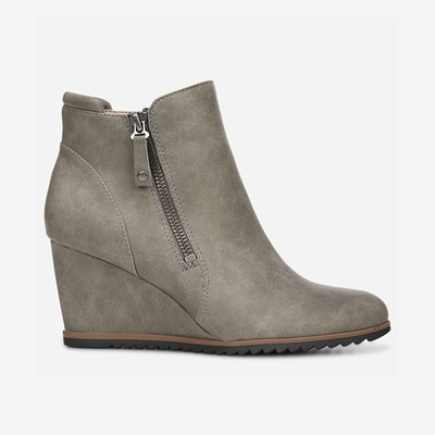 soul naturalizer haley wedge bootie grey