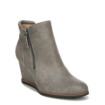 soul naturalizer haley wedge bootie grey