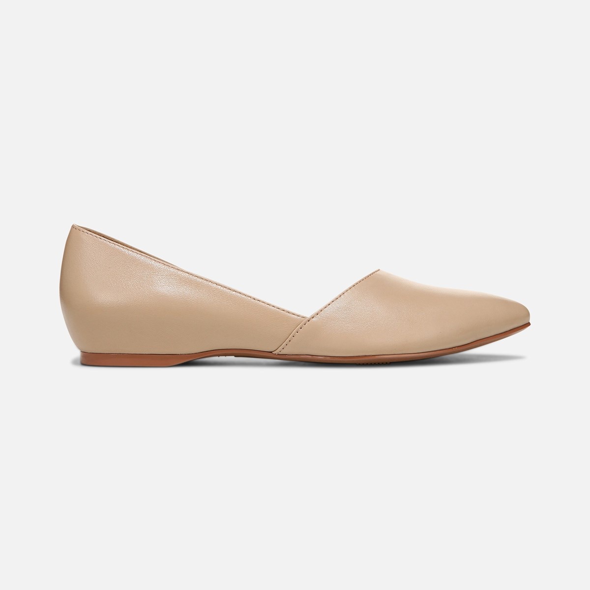 Naturalizer Samantha in Taupe Leather Flats