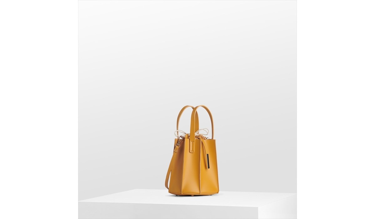 mustard bucket bag