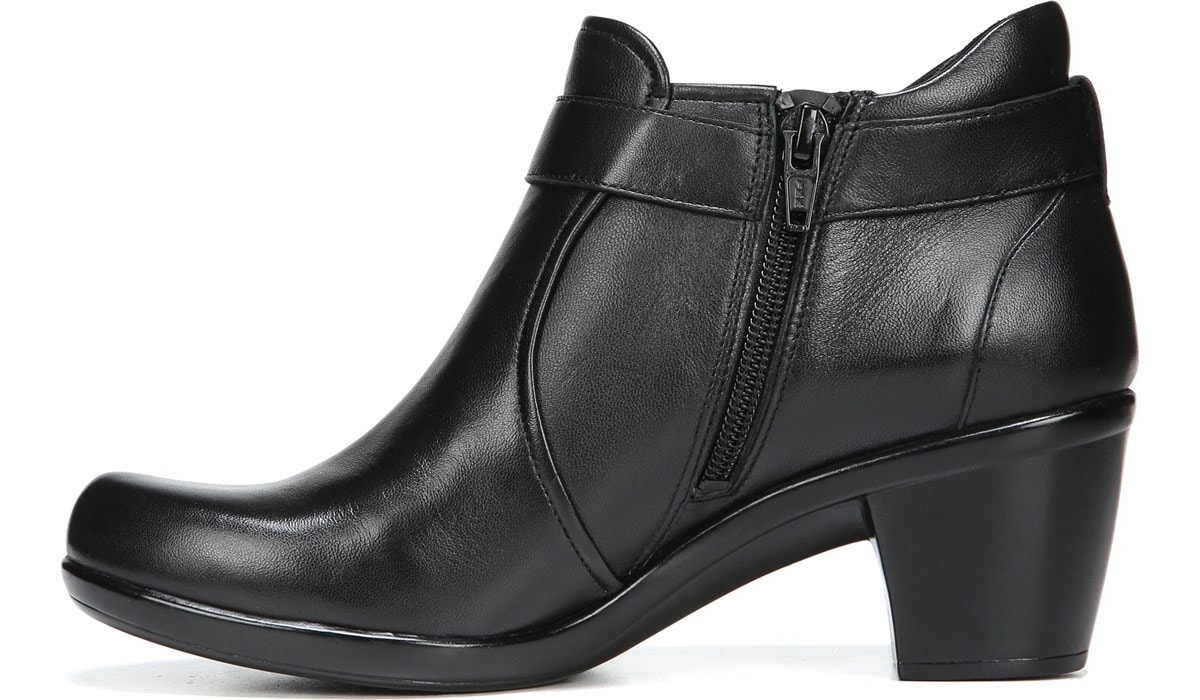 Naturalizer Elisa in Black Leather Boots