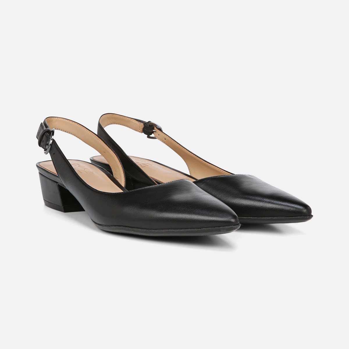 naturalizer black leather shoes