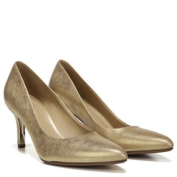 naturalizer gold heels