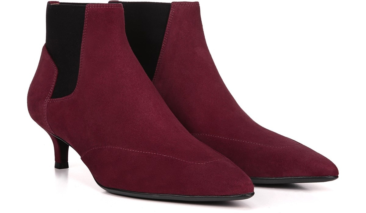 Naturalizer Piper in Lush Red Suede Boots