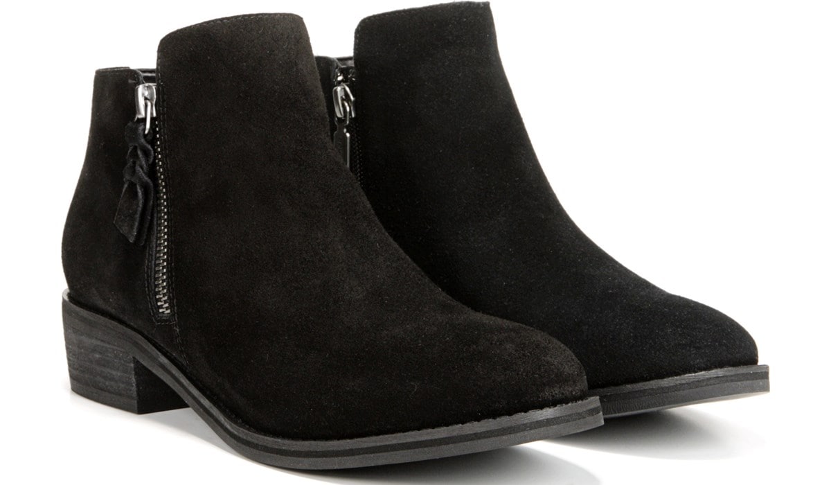 black suede waterproof boots