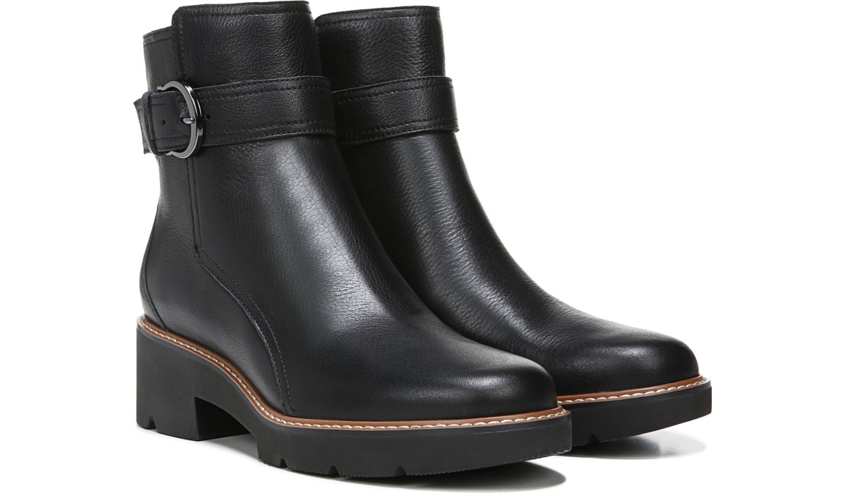 naturalizer black booties