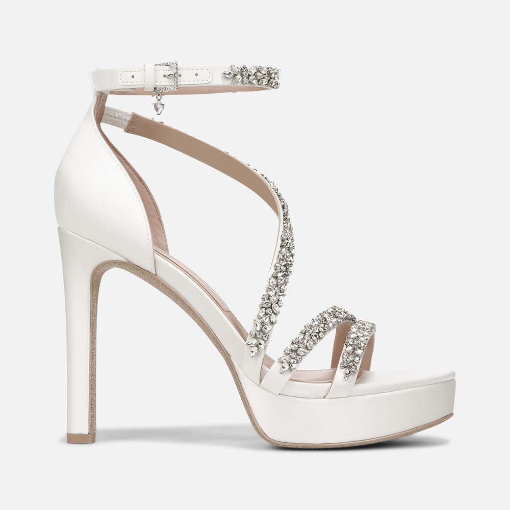 Cuple Embellished Comfort Flat Sandals Silver – Cuple