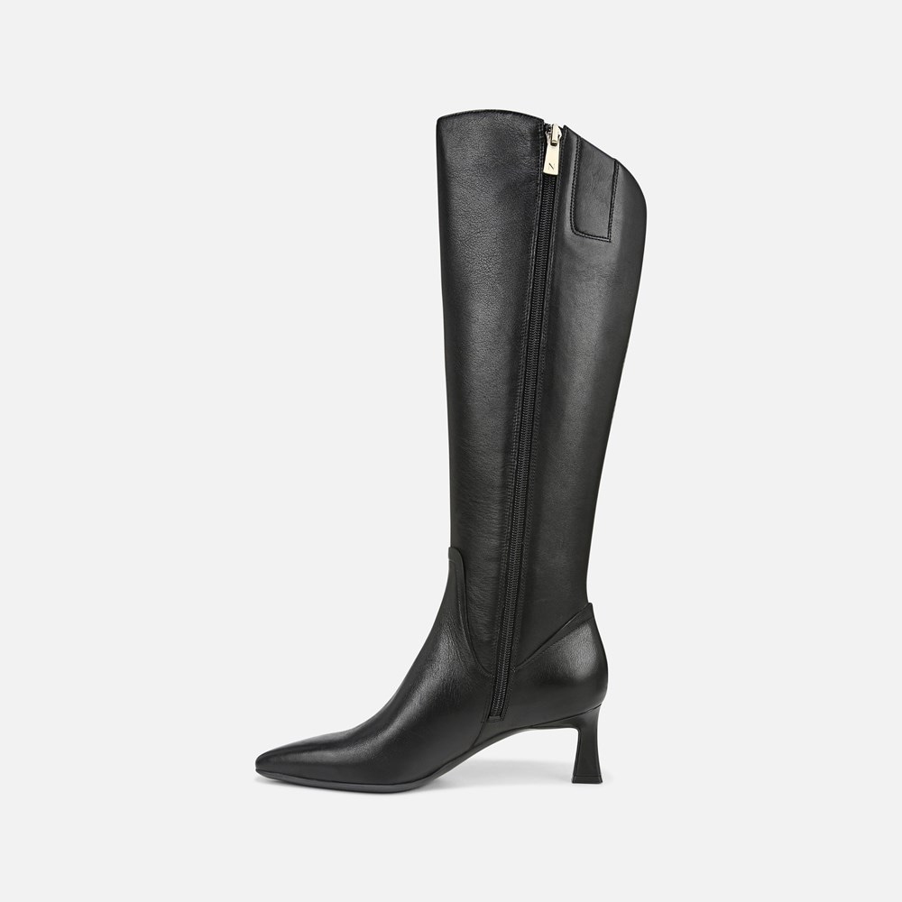 Black Narrow-Calf Boots for Women