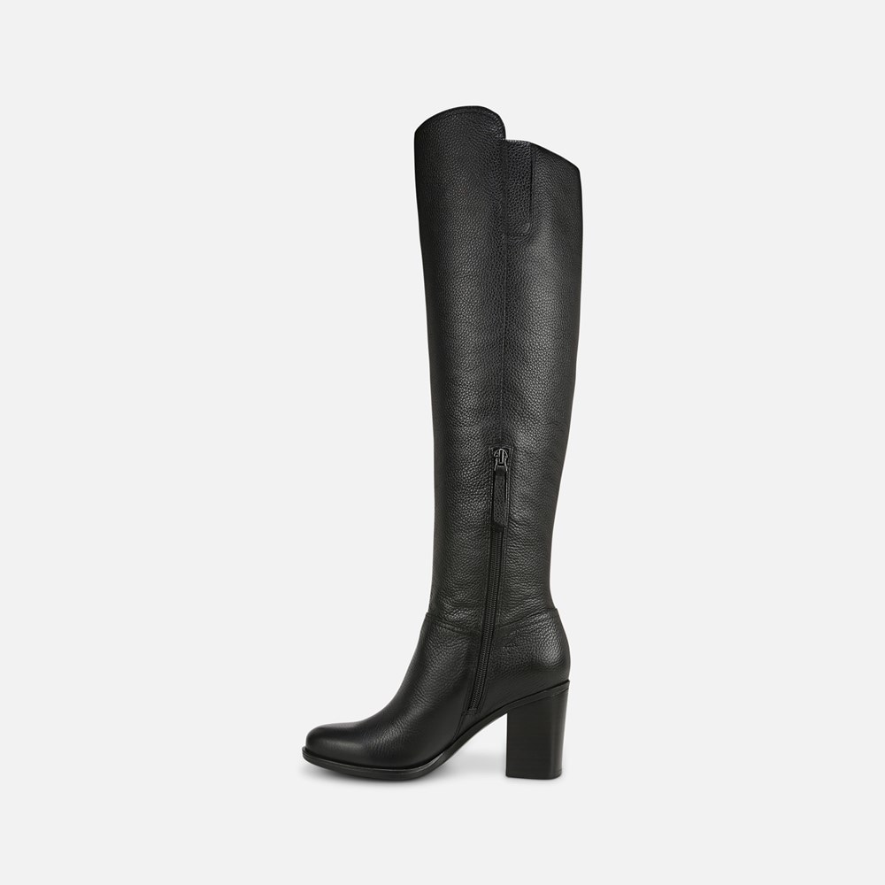 Wide calf over cheap the knee boots leather