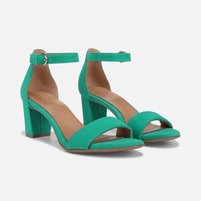 Womens green clearance heels buy